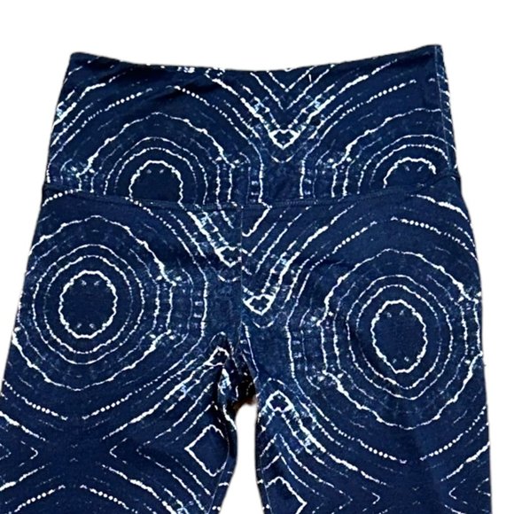 Beyond Yoga Lux High Waist Ripple Effect Leggings Blue Large‎ Workout Athletic - Picture 3 of 5